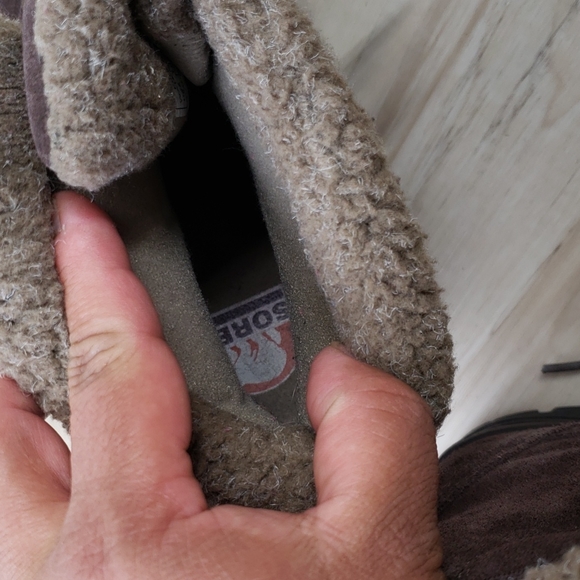 Sorel waterfalls women's brown low lace thimsulate insulation size 8 - Picture 7 of 8